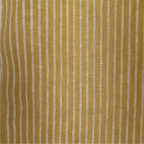 Lungo L'arno Yellow White Stripe Linen
Tunic Top - Picture 2 of 11